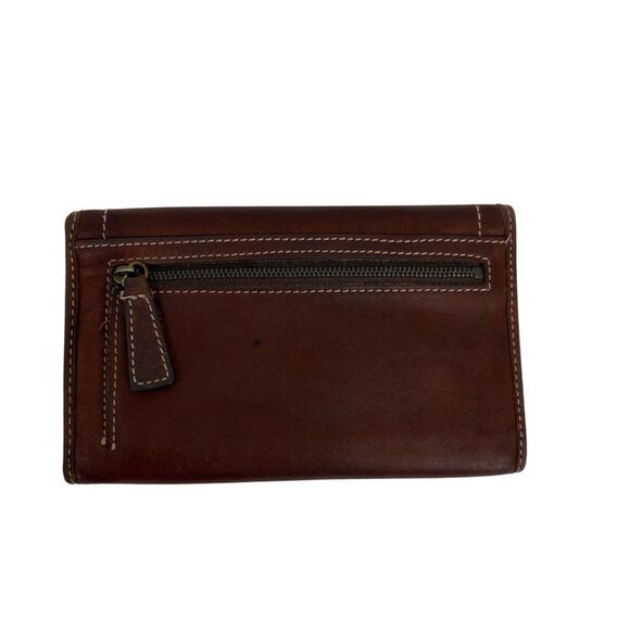 Jeun Bang Leather Wallet Cardholder in Brown - Picture 1 of 5
